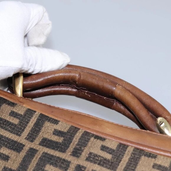 FENDI Zucca Canvas Garment Cover Brown Auth fm4432 - Picture 8 of 16